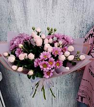 Букет цветов из:  Розы и Хризантемы #REPLACE_PRED# Казачинском
